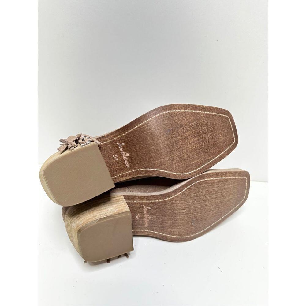 Sam Edelman Bernie Boots Womens Size‎ 5.5 Suede Fringe Detailing Zip Western - Picture 11 of 11
